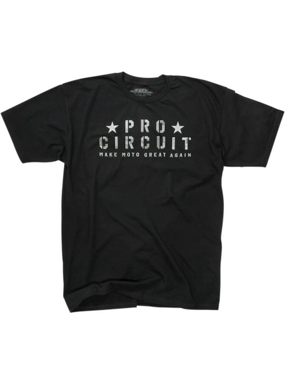 Pro Circuit Men's Adult Casual Short Sleeved Patch T-Shirt
